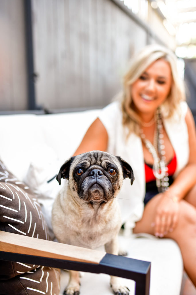 Using your dog as a prop in your photo shoot for branding