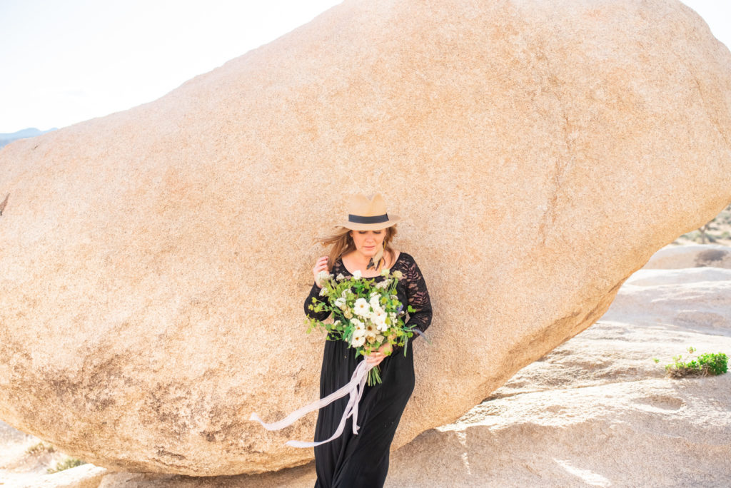 Florist brand photo shoot in San Diego on the ocean in La Jolla 